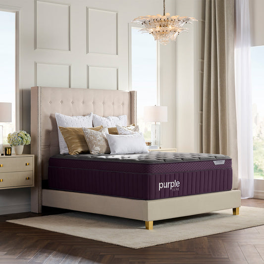 Purple Rejuvenate Premier Mattress In Bedroom