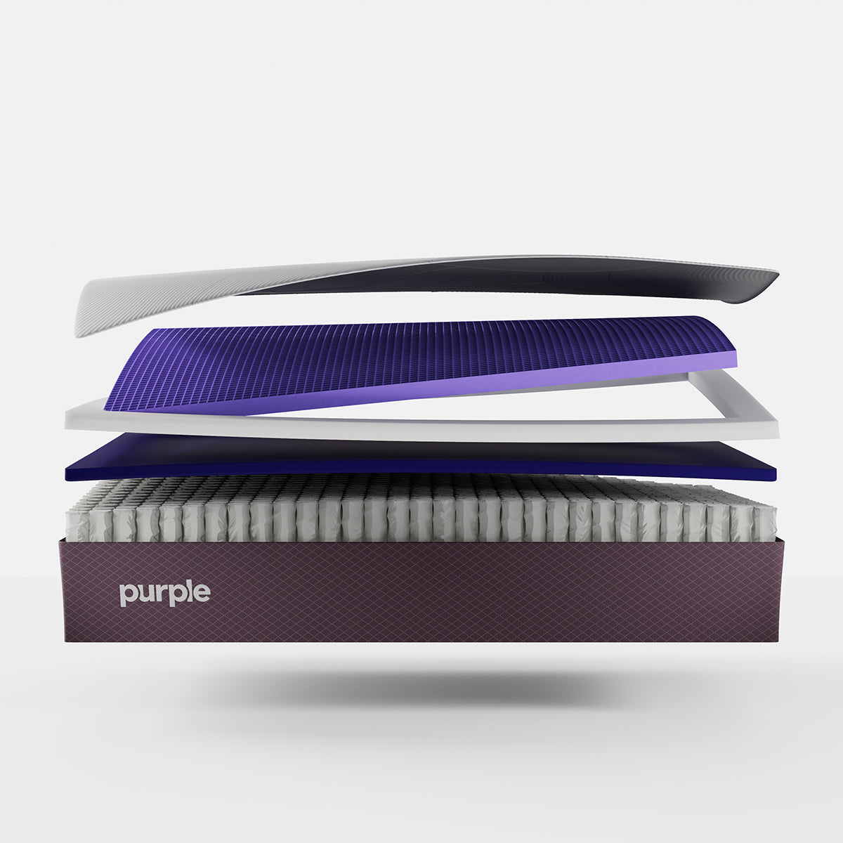 Purple Restore Soft Mattress layer cutaway