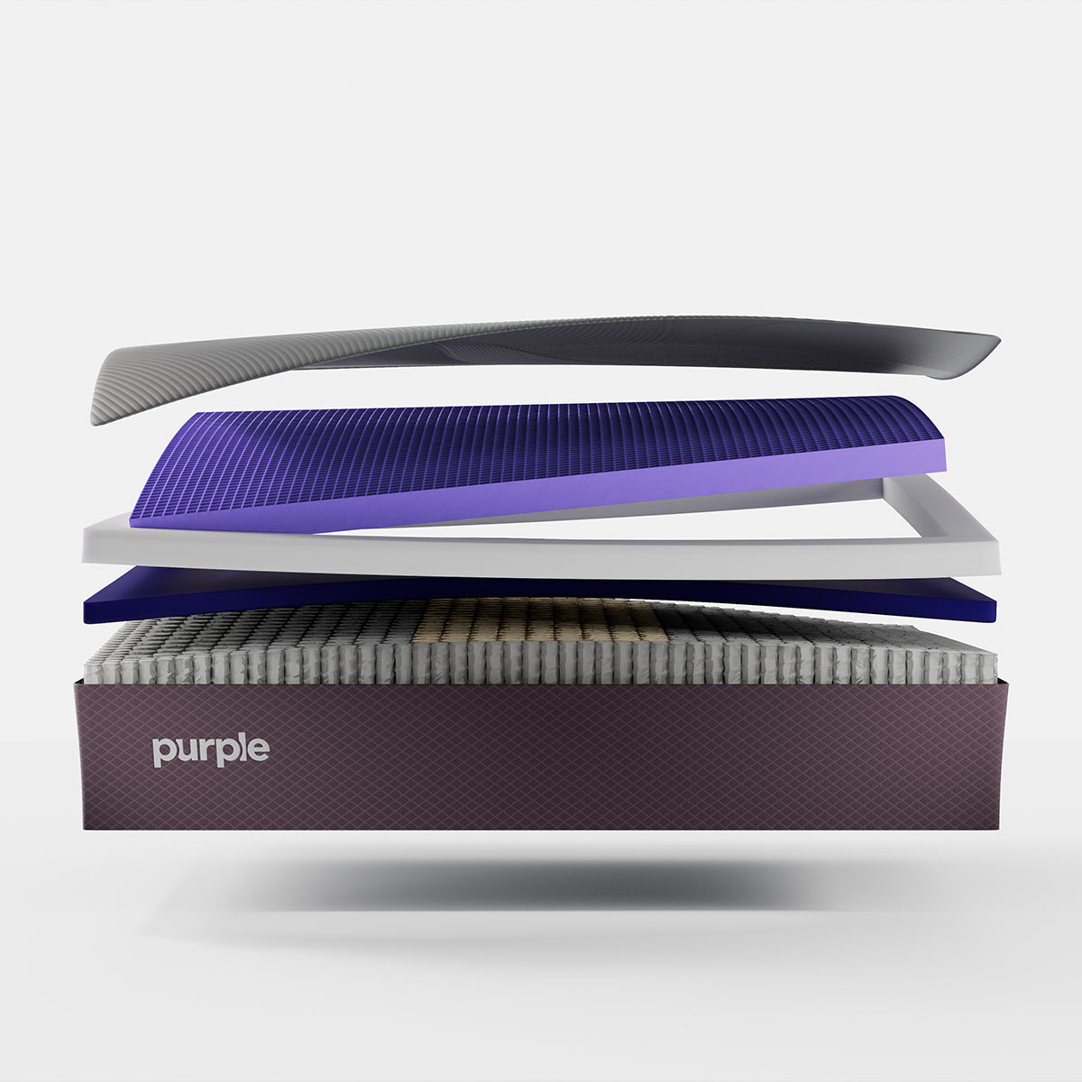 Purple Restore Plus Soft Mattress layer cutaway