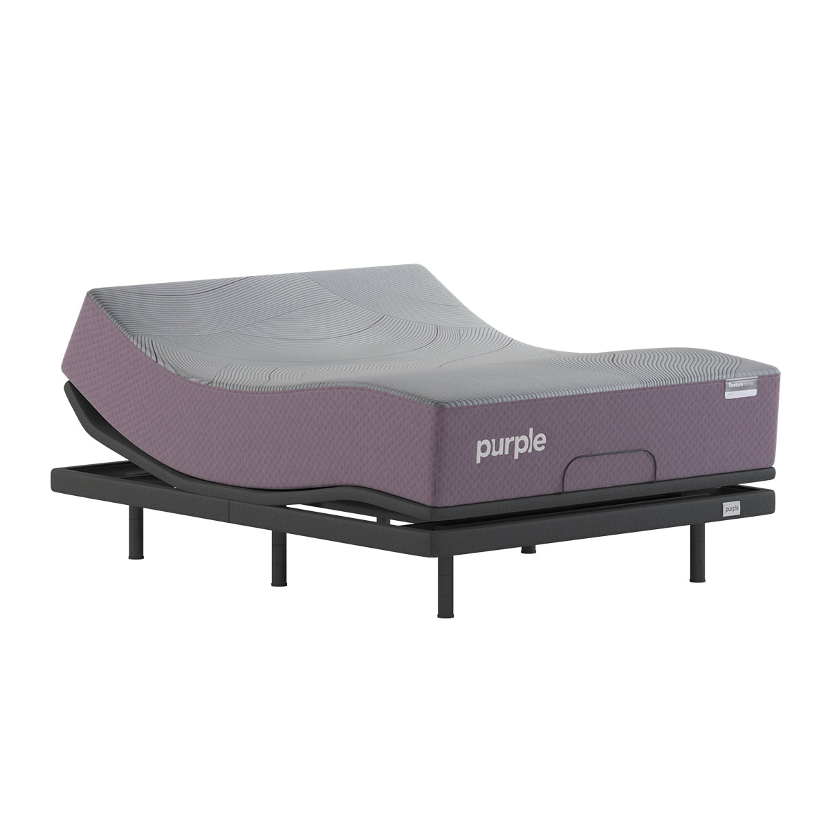 Purple Restore Premier Soft Mattress on adjustable base