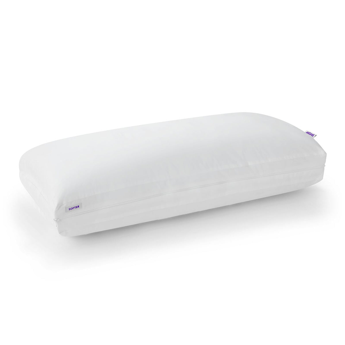 Purple TwinCloud Pillow Softer King Size Overhead View
