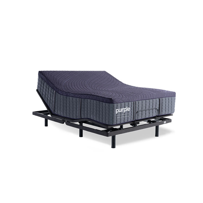 Purple Rejuvenate mattress on an adjustable base.