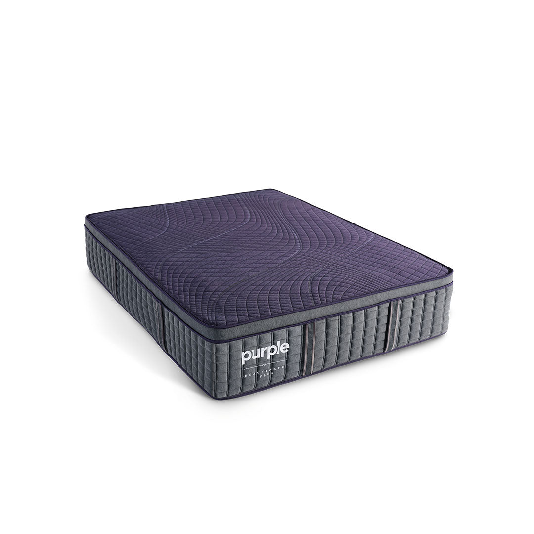 Silhouette image of a Purple Rejuvenate Plus mattress.