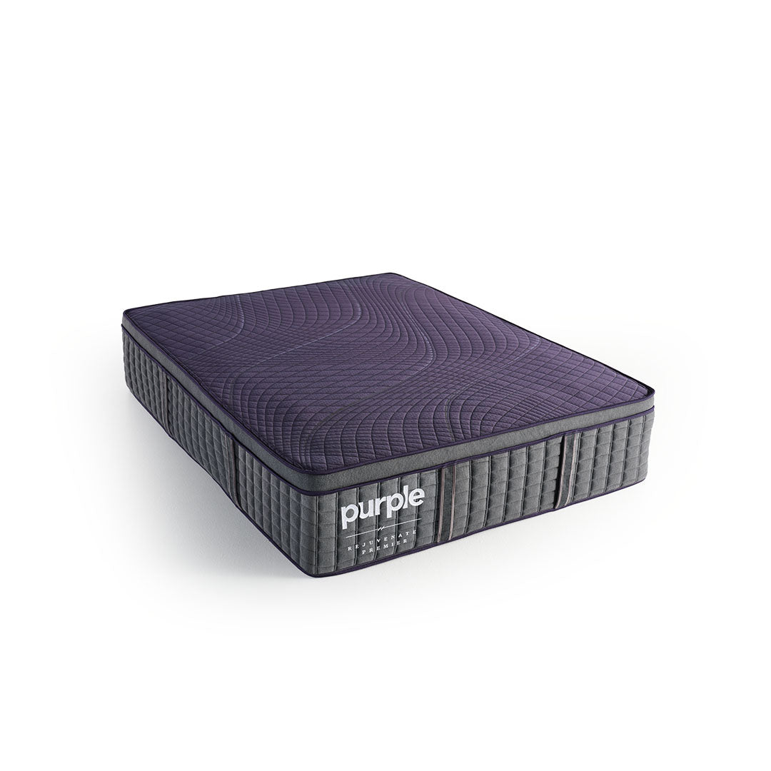 Silhouette image of a Purple Rejuvenate Premier mattress.