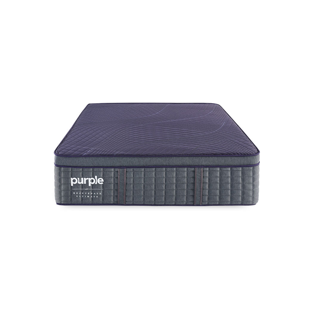 Silhouette image of a Purple Rejuvenate Ultimate mattress.