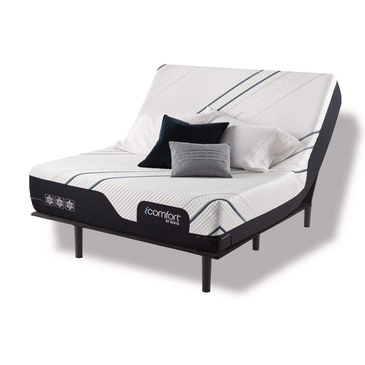 Serta iComfort CF4000 Plush Mattress on Adjustable Base