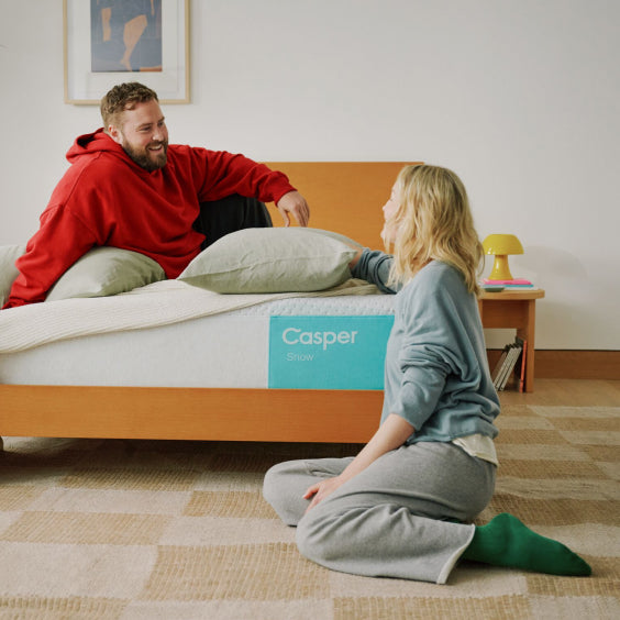 Casper Snow Hybrid mattress - lifestyle image