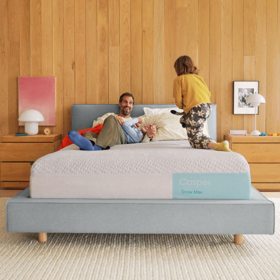 Casper Snow Max Hybrid Mattress - lifestyle image