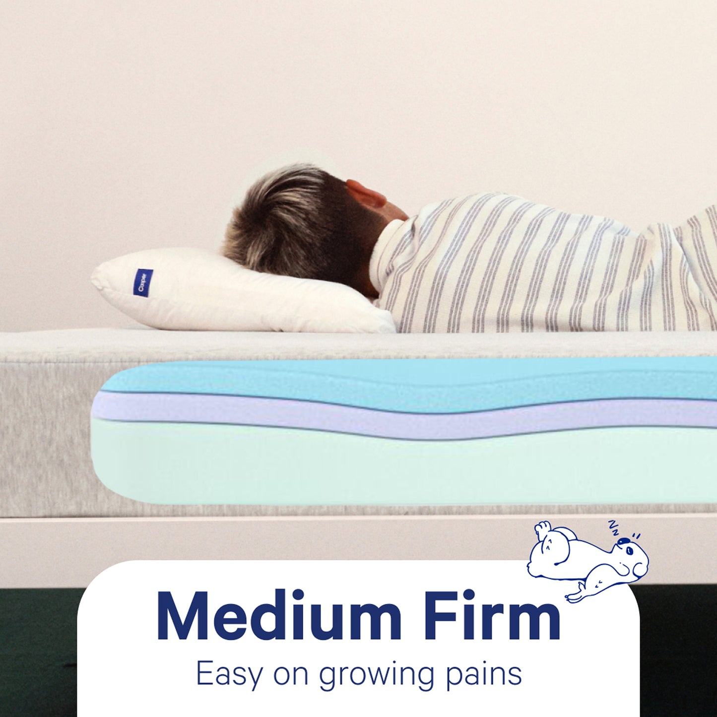 Snug Kids Mattress - Medium Firm - Easy on growing pains