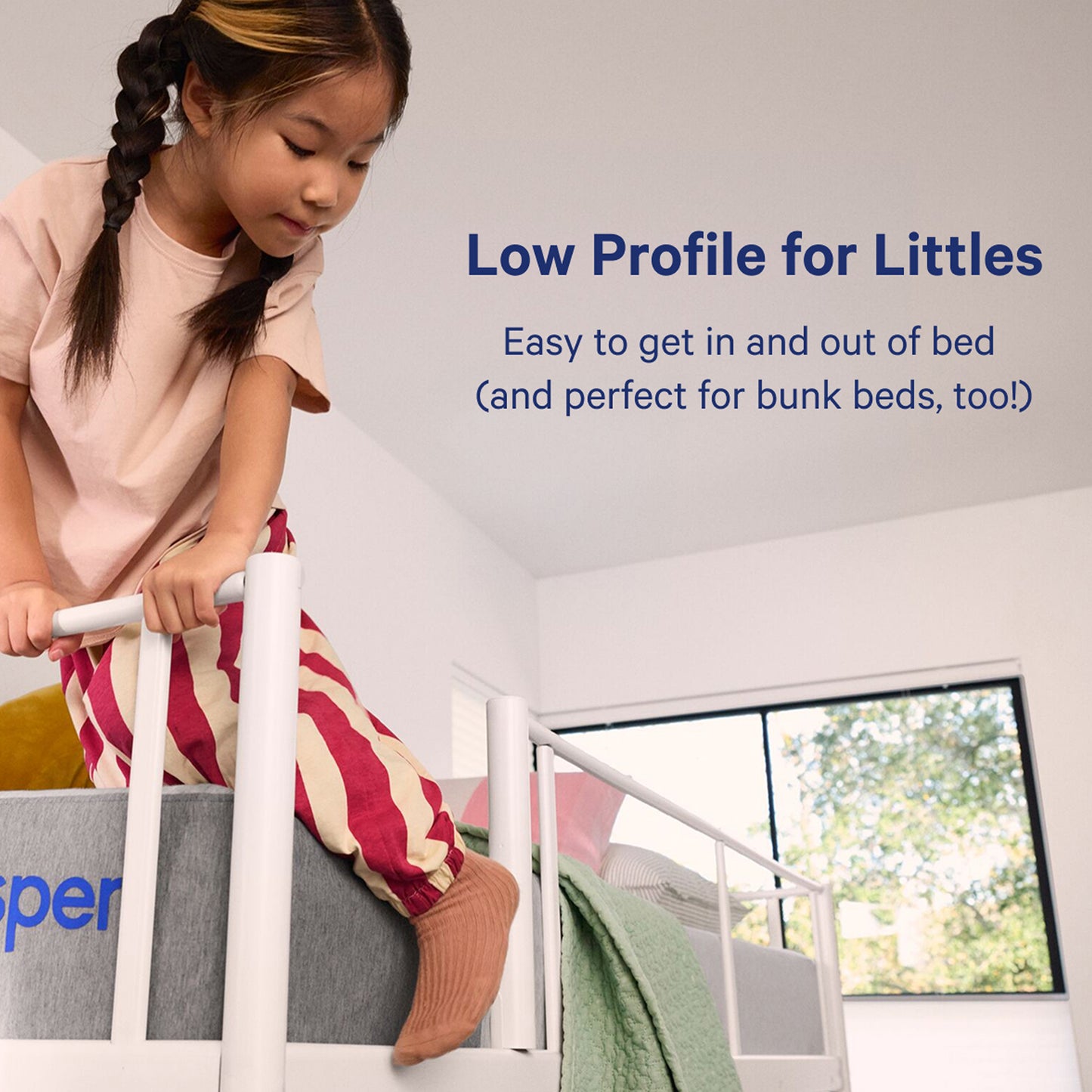 Snug Kids Mattress - Low Profile for Littles - Easy to get in and out of bed (and perfect for bunk beds, too!)