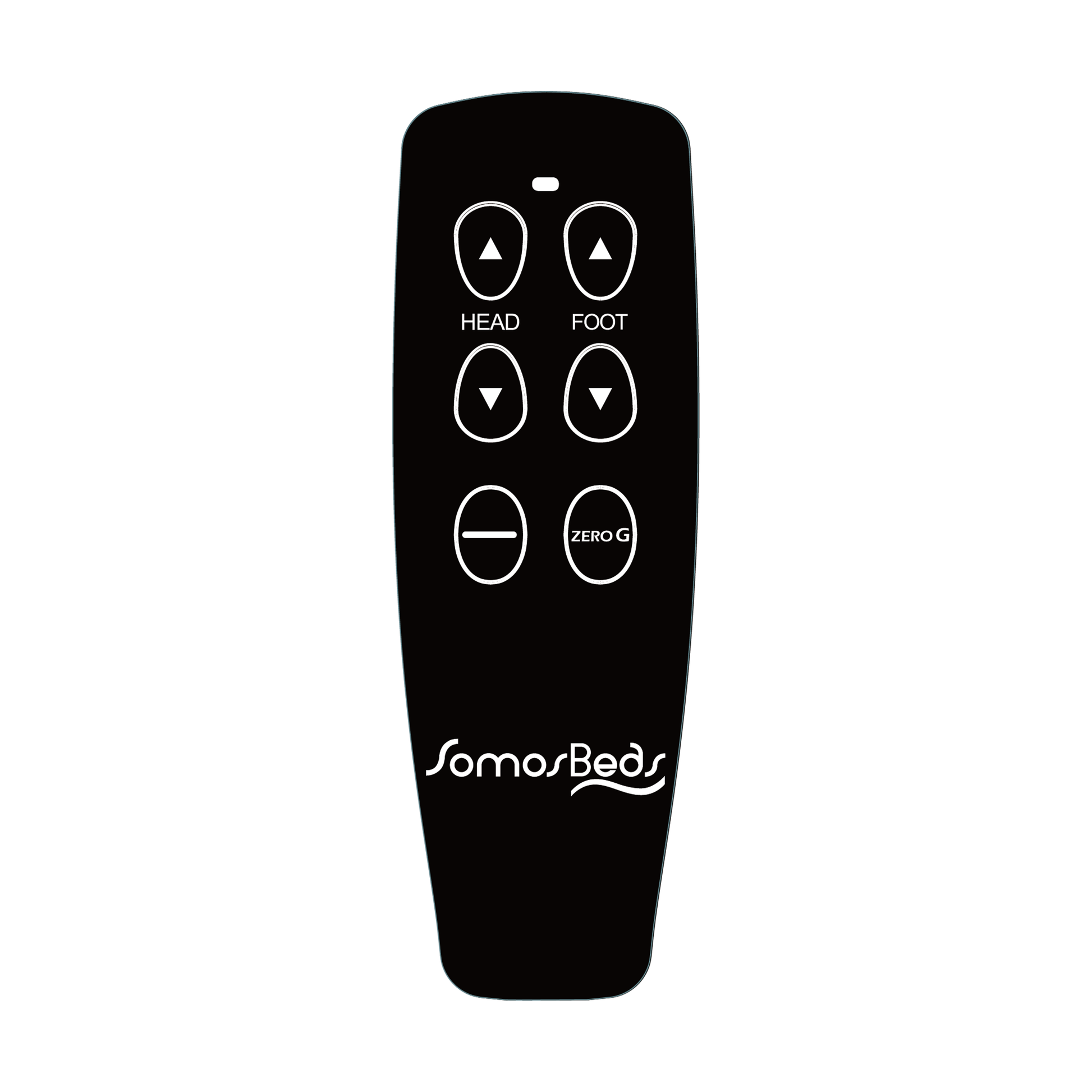SomosBeds Signature Base Remote on white