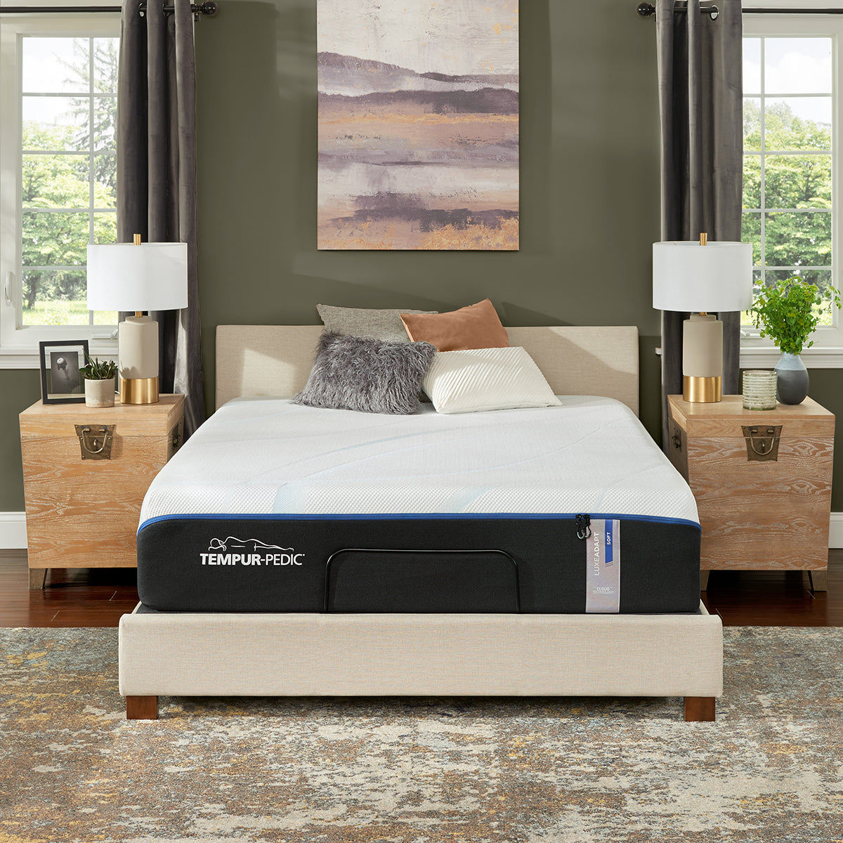 Tempur-Pedic TEMPUR-LuxeAdapt Soft Mattress In Room