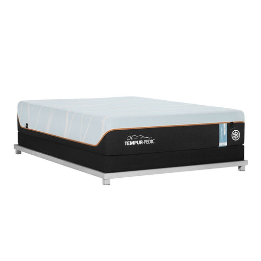 Tempur Pedic LUXE breeze Firm Mattress AND BOXSPRING ANGLE