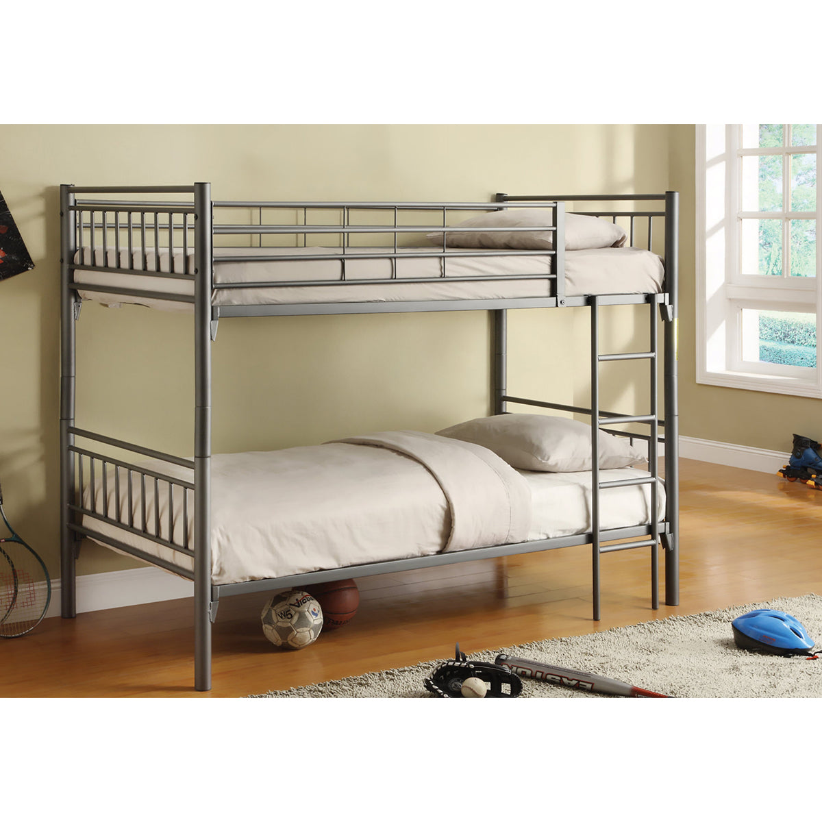 Twin Over Twin Convertible Bunk Bed