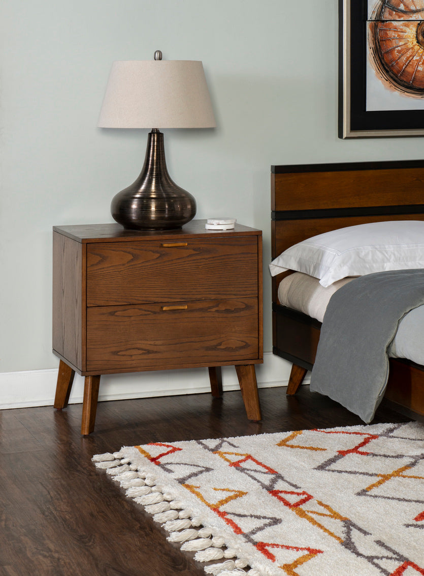 Hudson 2-Drawer Nightstand-Lifestyle