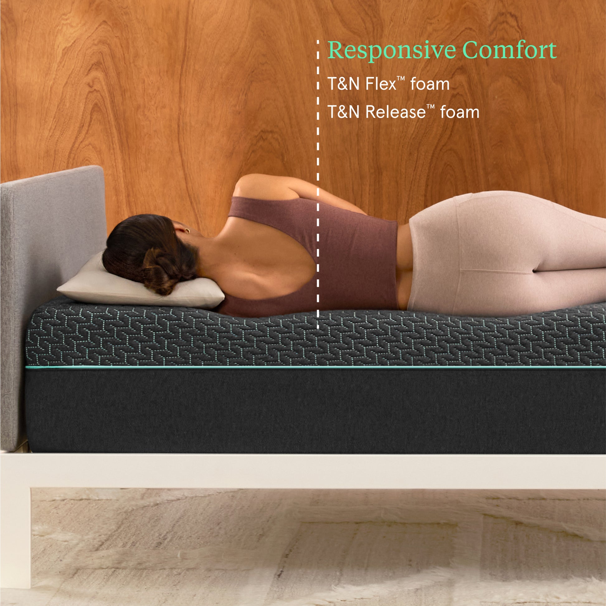 Tuft & Needle Mint Medium Hybrid Mattress - Responseive Comfort Detail