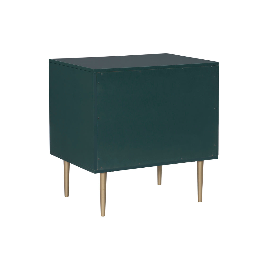 Gwyneth Nightstand in Dark Green-back