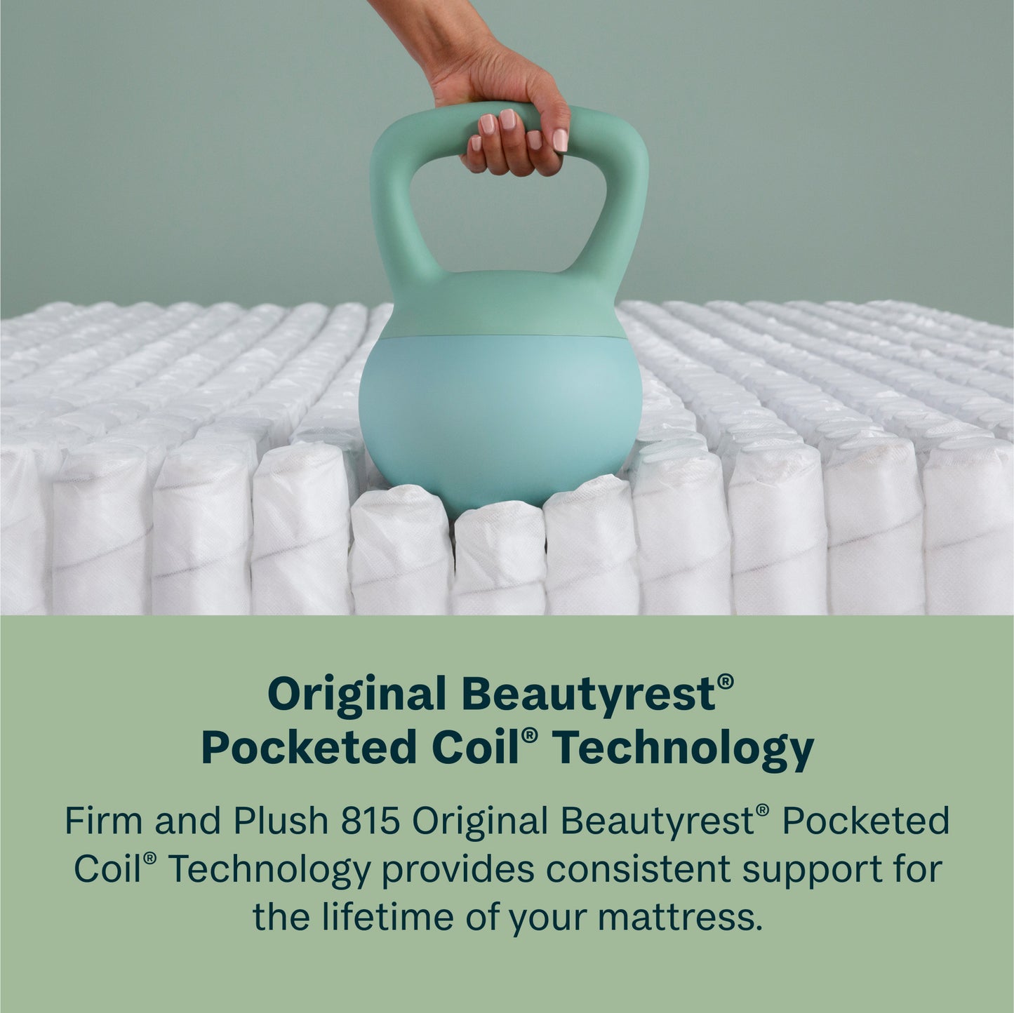 Pocketed Coil Technology provides consistent support
