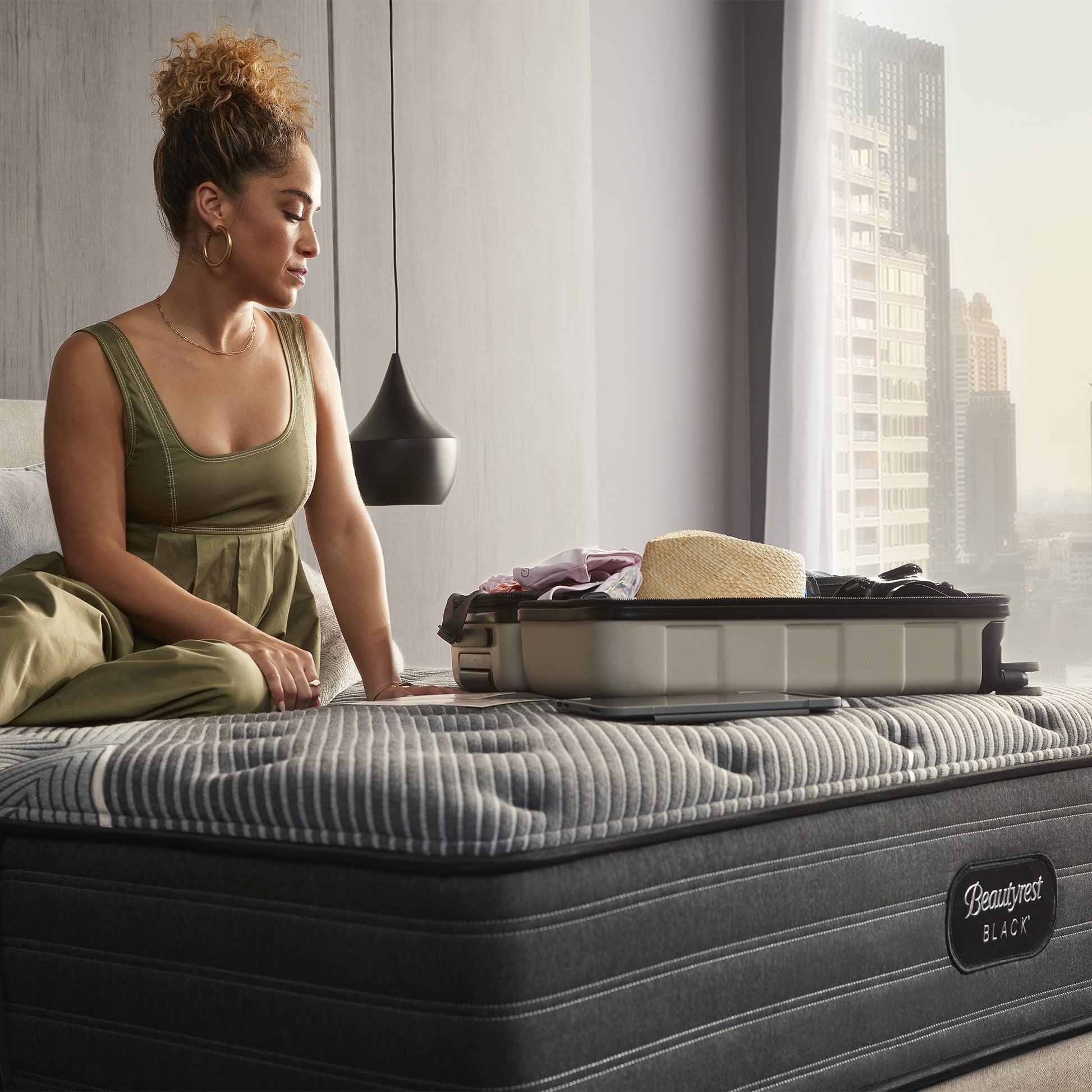 Beautyrest Black B-Class Medium Mattress Lifestyle Image