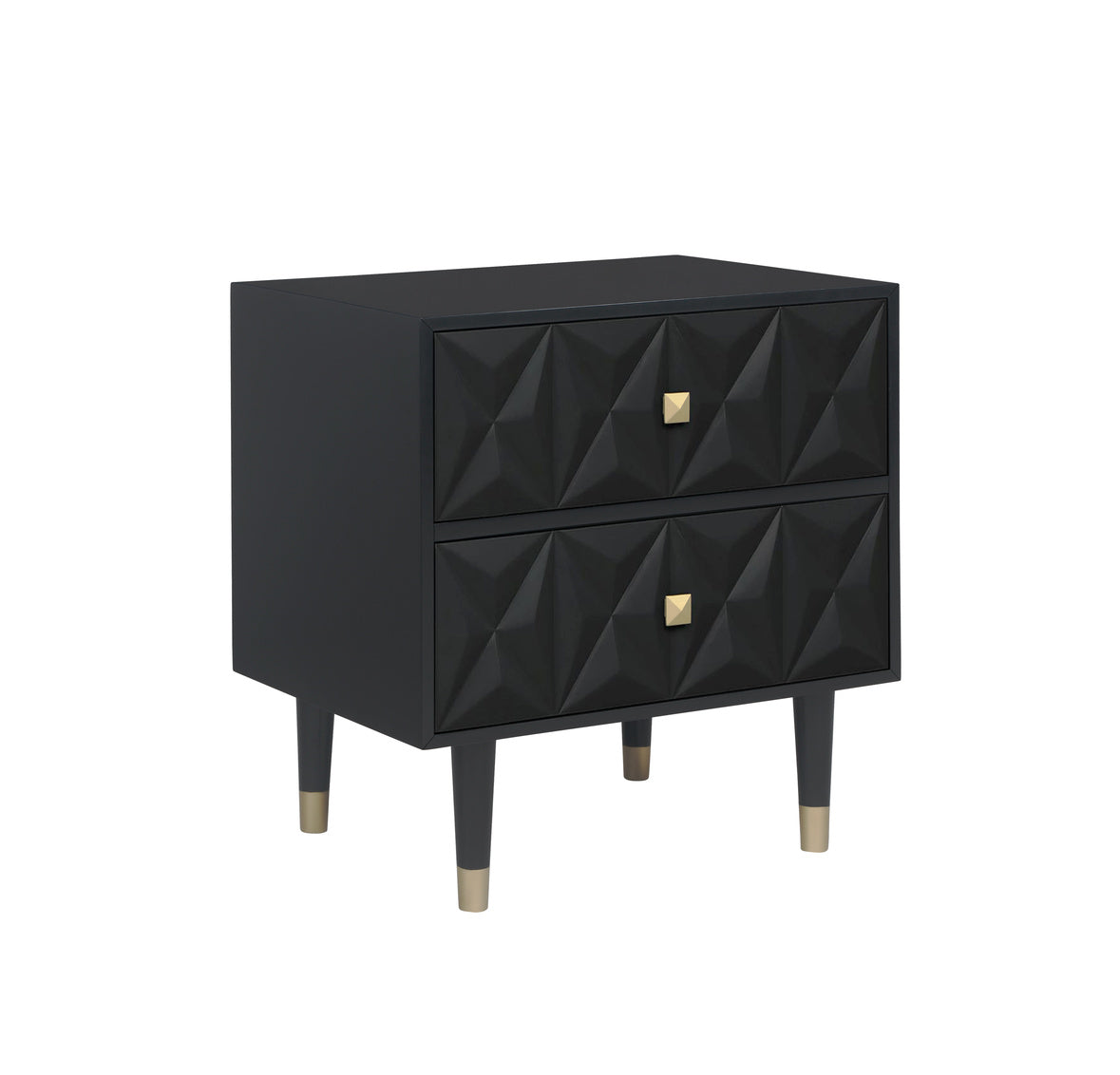 Geo Nightstand in Black