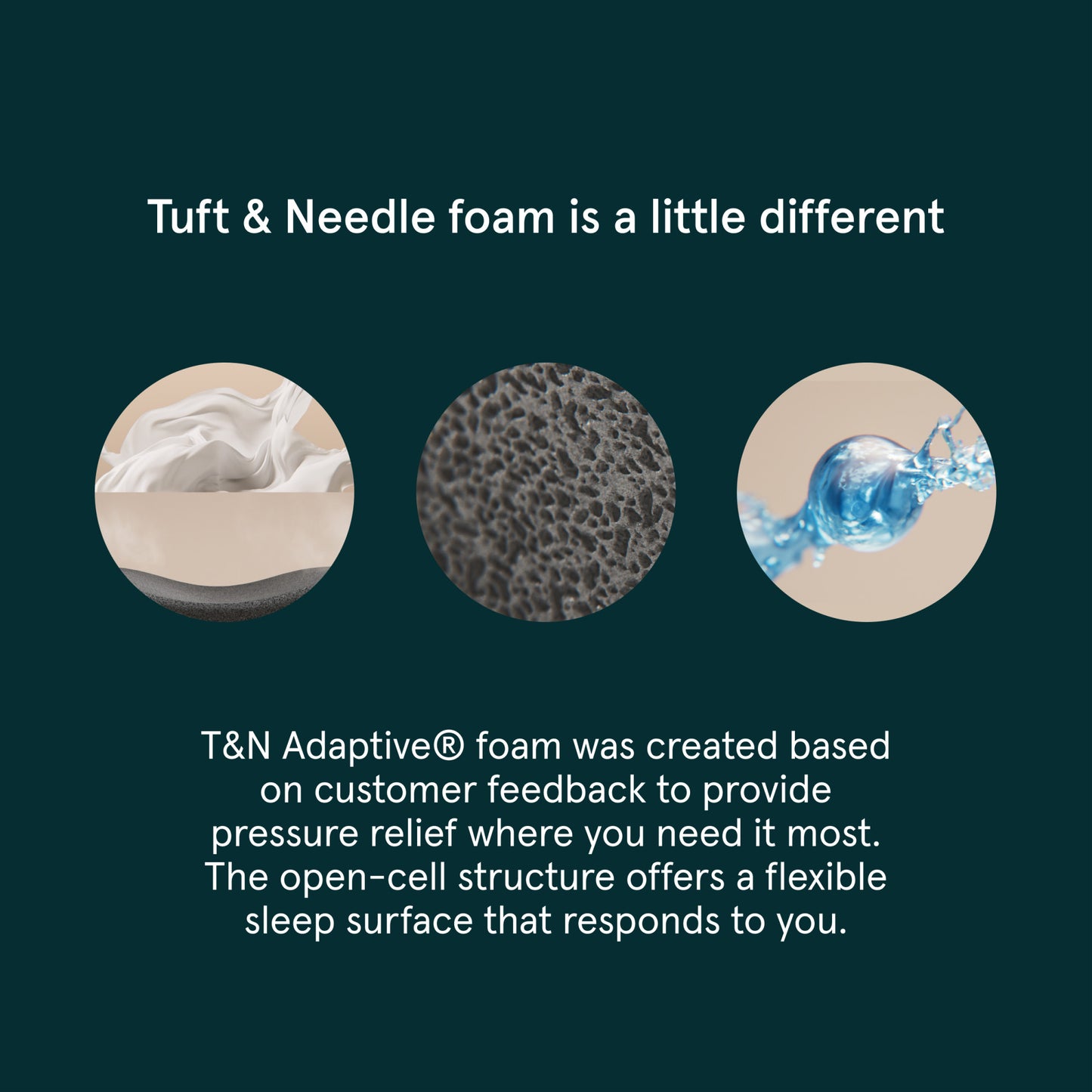 Tuft & Needle Mint Mattress Foam Detail