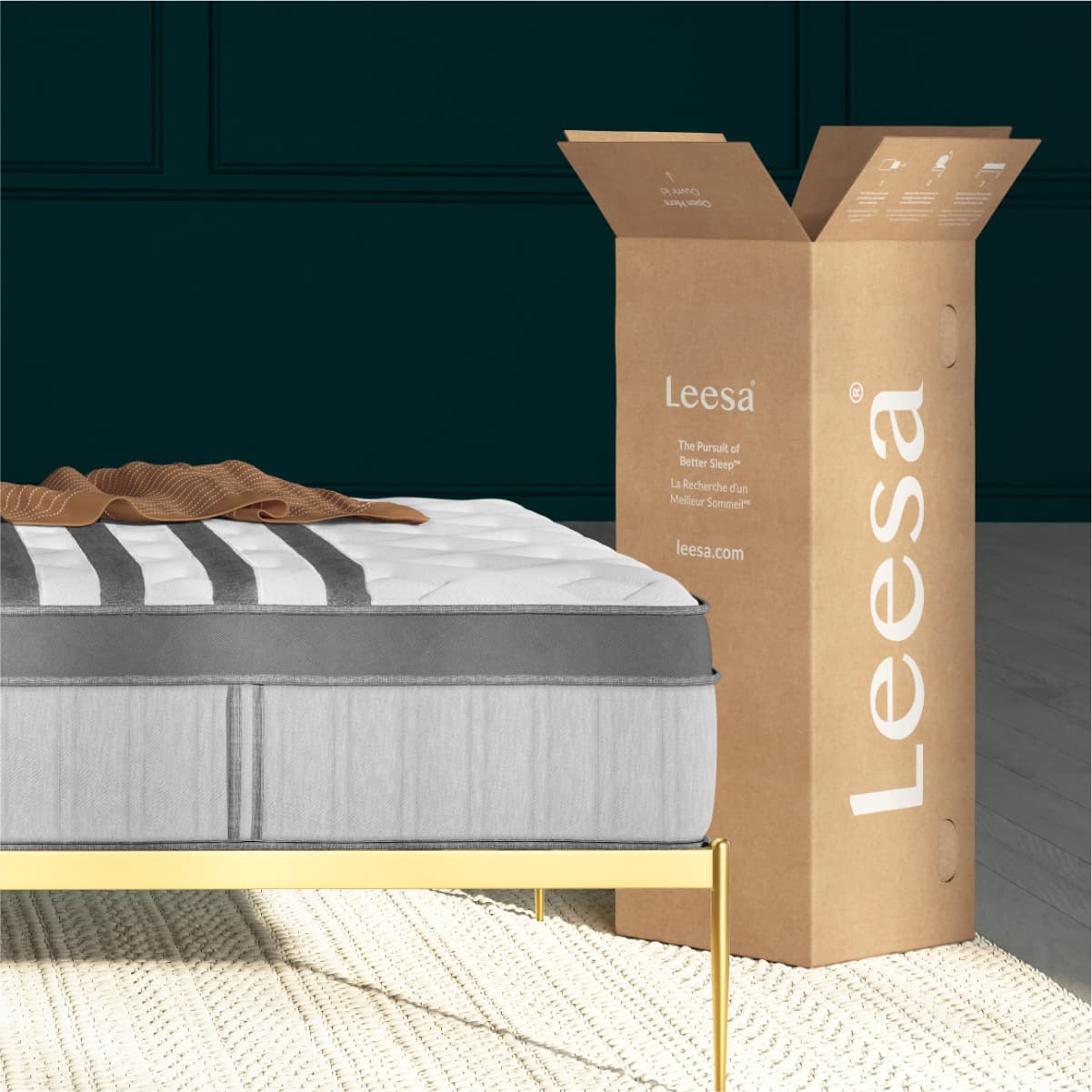 Leesa Legend Chill Medium Hybrid Mattress-box