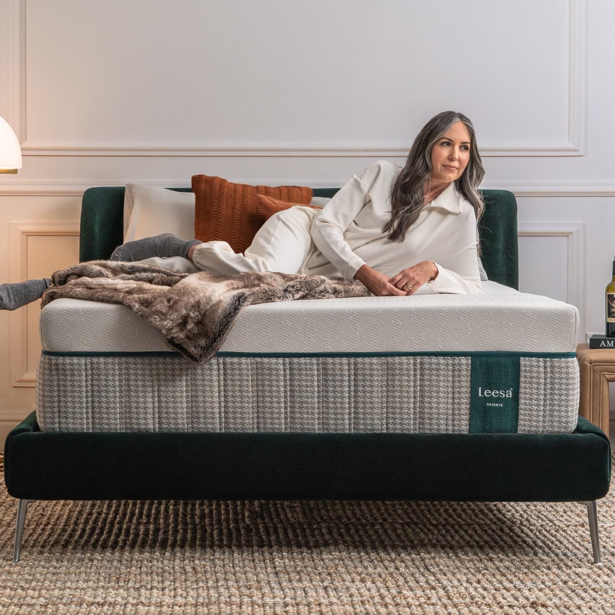 Leesa Reserve Firm Hybrid Mattress-lifestyle