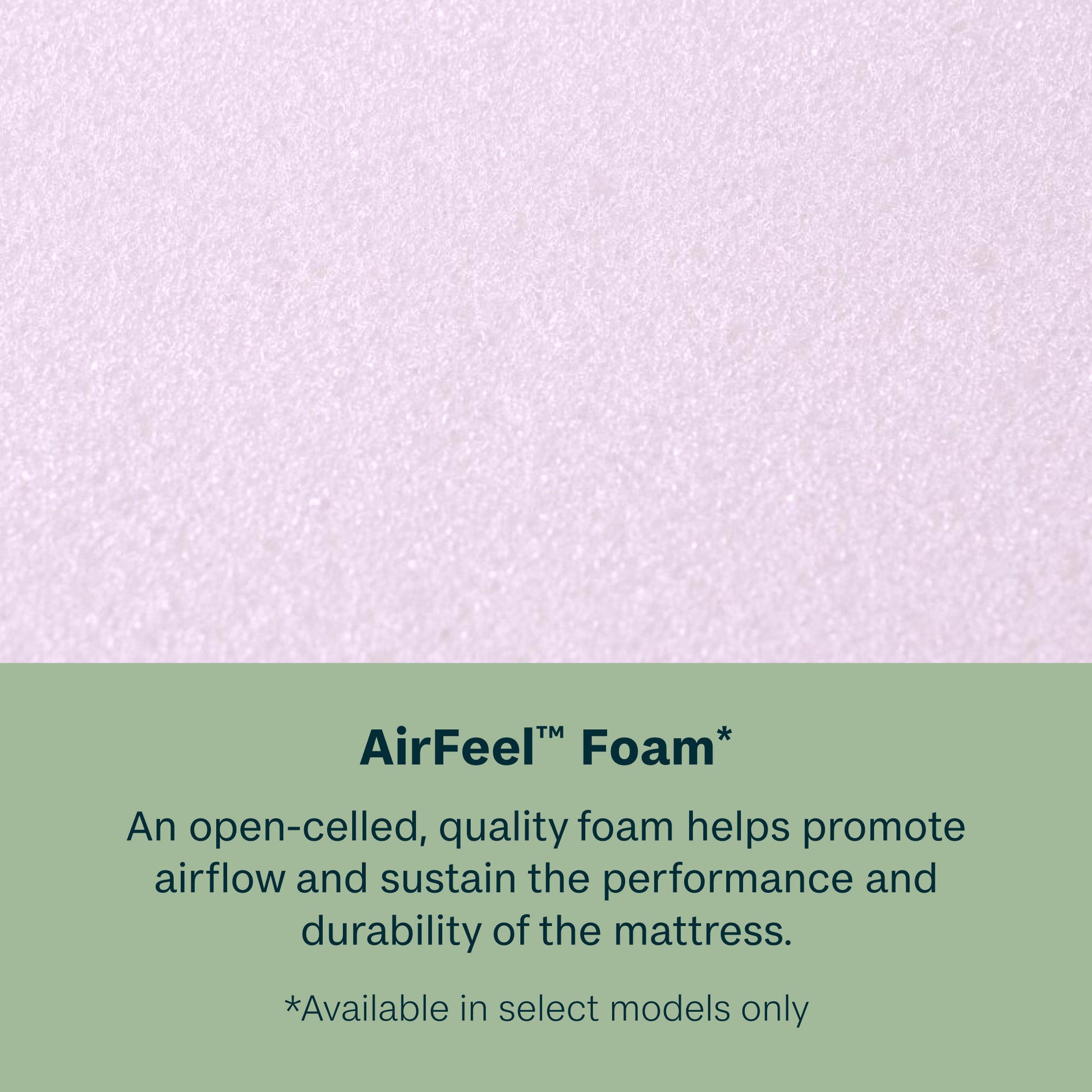 BeautySleep Dream Weaver Medium Euro Top Mattress AirFeel Foam Detail