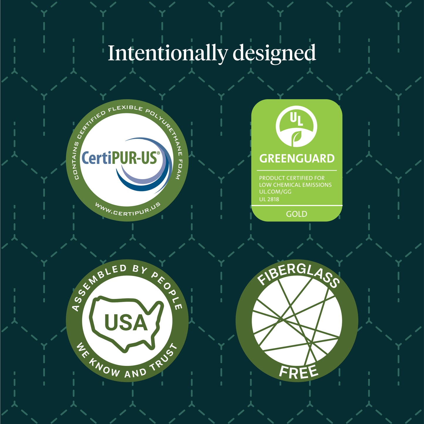 Tuft & Needle Original Medium Mattress - Certi-pure, GreenGuard, Fibregrass Free, Assembled in USA