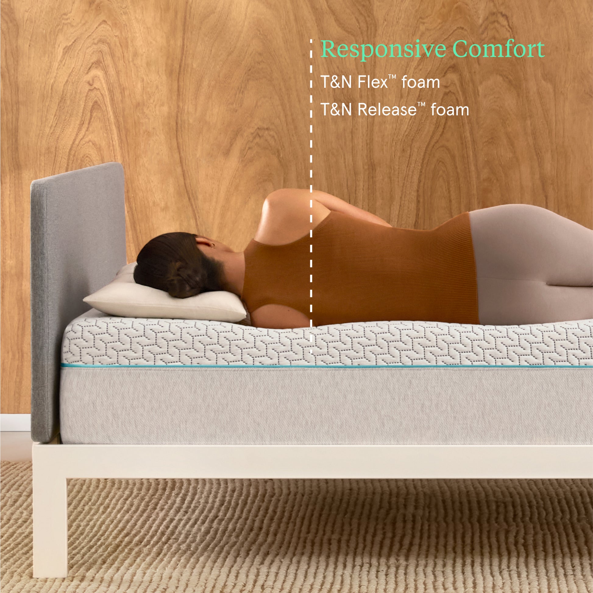 Tuft & Needle Original Medium Hybrid Mattress - Responseive Comfort Detail