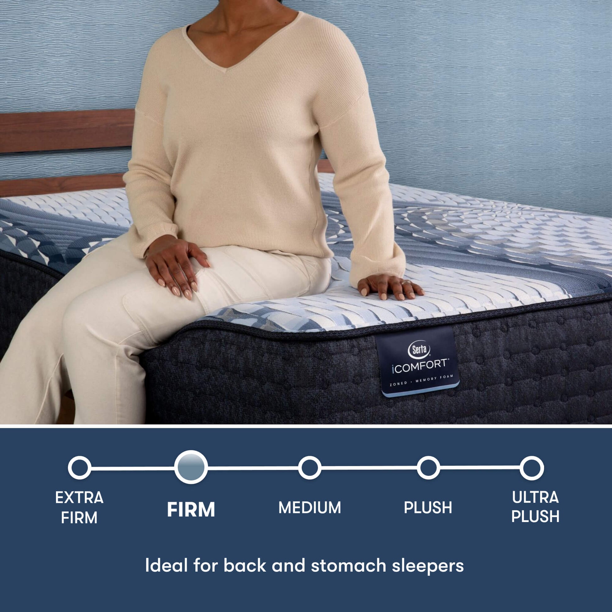 Serta iComfort Elana Firm Mattress - Comfort Level Image