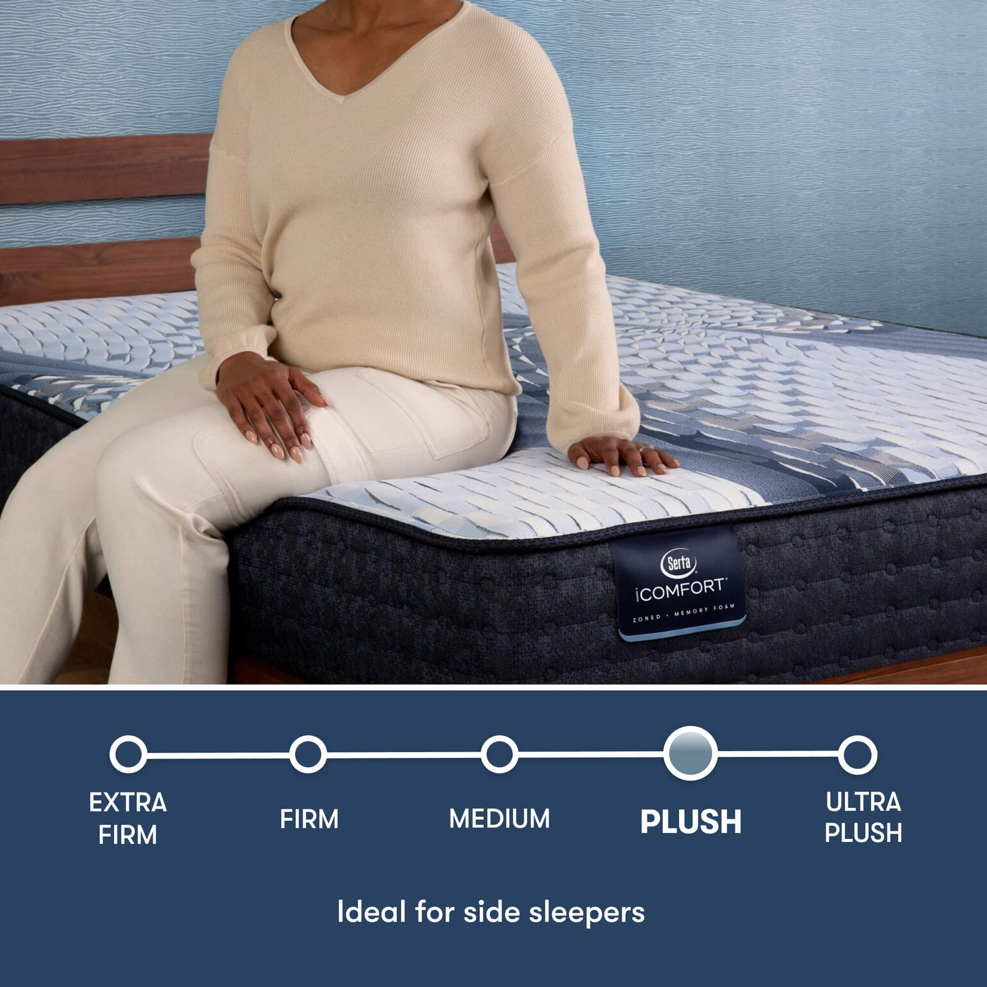 Serta iComfort Aveda Plush Mattress - Comfort Level Image