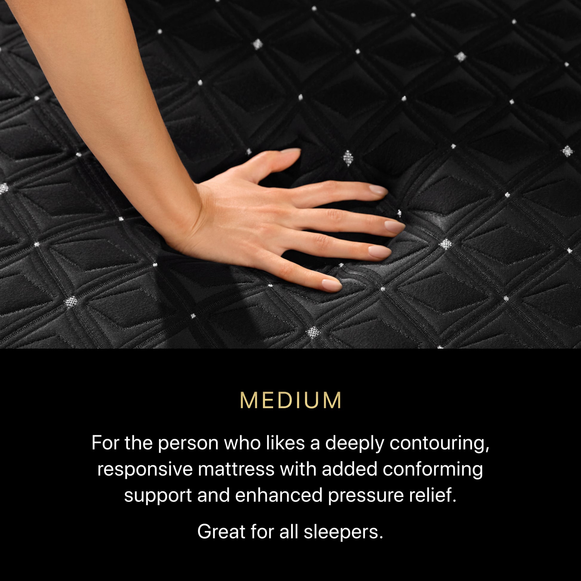 Beautyrest Black Series Three Medium Hybrid Mattress Comfort Level