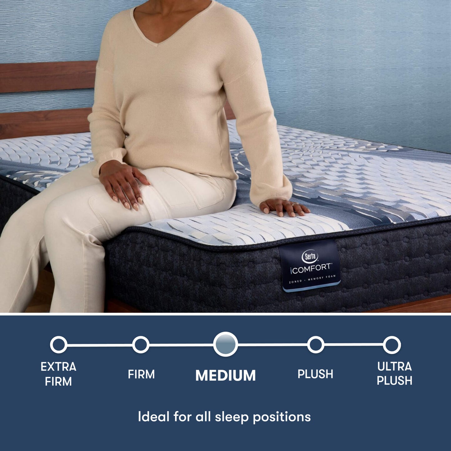 Serta iComfort Aveda Medium Mattress - Comfort Level Image